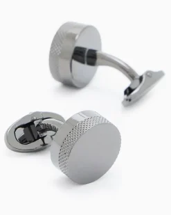 Runde Manschettenknöpfe aus 925er-Silber