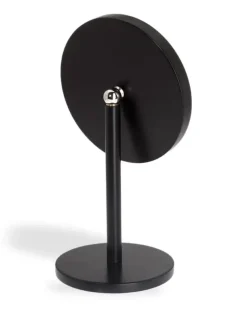 Runder Beauty Spiegel (25cm x 12cm) - Schwarz