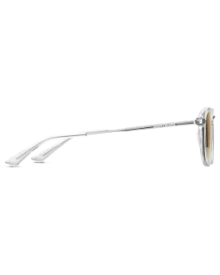 Runde Sonnenbrille mit grauem Spritzgussrahmen - - Eingespritzt - MB133449 - Sonnenbrillen