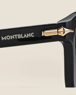 Runde Sonnenbrille mit schwarzer Kunststofffassung - MB136920 - Sonnenbrillen