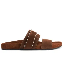 RYAN STUDS Sandalen Braun