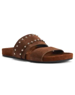 RYAN STUDS Sandalen Braun
