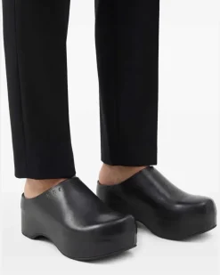 Sabot Clogs 75mm - Schwarz