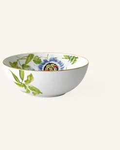 Salat-/Servierschüssel Amazonia weiss Gelb
