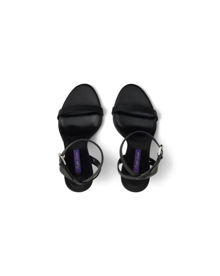 Sandale Graison aus Lammleder Black
