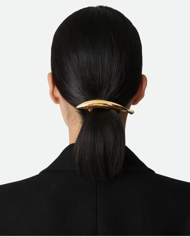 Sardine Haarspange-Gold - Damen