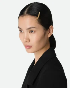 Sardine Haarspange-Gold - Damen