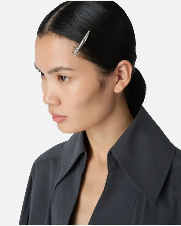 Sardine Haarspange-Silber - Damen