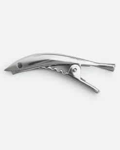 Sardine Haarspange-Silber - Damen