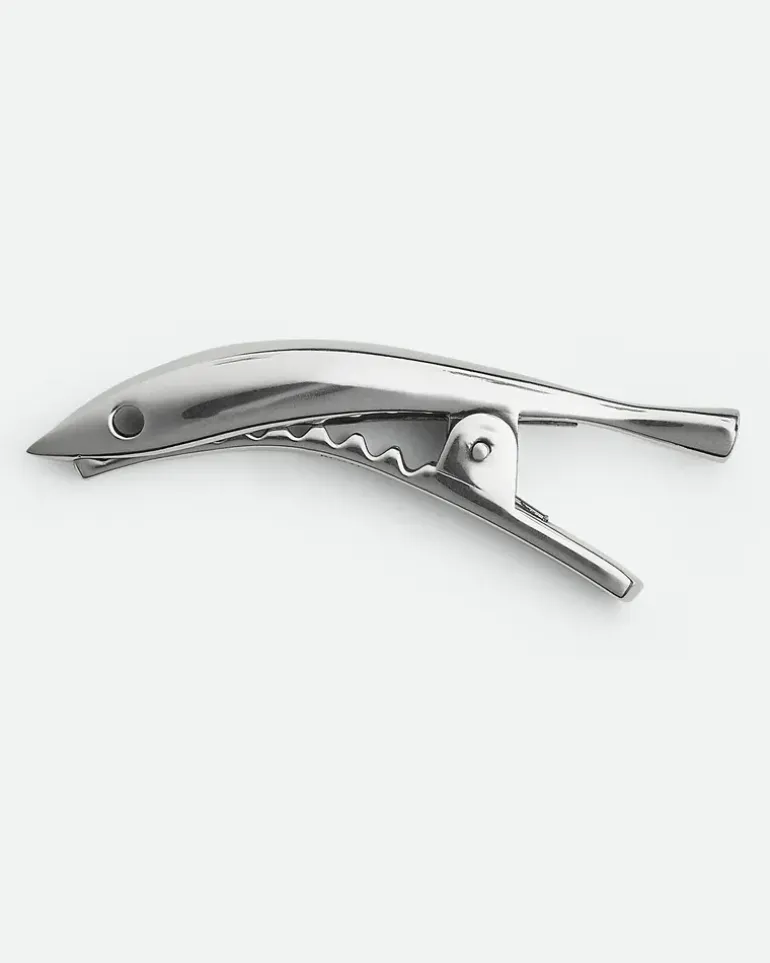 Sardine Haarspange-Silber - Damen