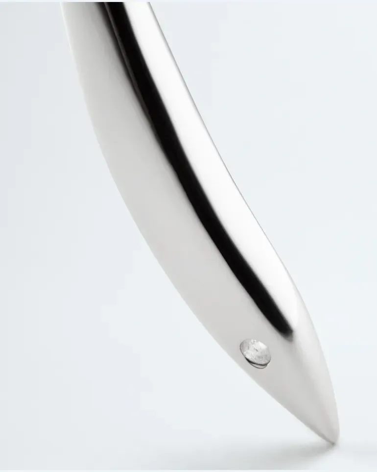 Sardine Halskette aus Leder-Lila - Damen