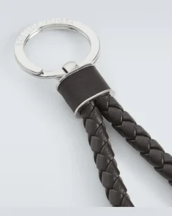 Schlüsselanhänger aus Leder Schwarz