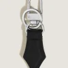 Schlüsselanhänger mit Federdetail aus Meisterstück Leder - Schwarz - Leder - MB220436 - Schlüsselringe & Schlüsseletuis