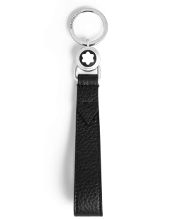 Schlüsselanhänger mit Schlaufe aus Grain Leder - Schwarz - Leder - MB221855 - Schlüsselringe & Schlüsseletuis