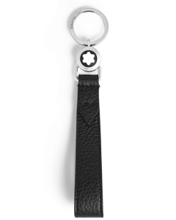 Schlüsselanhänger mit Schlaufe aus Grain Leder - Schwarz - Leder - MB221855 - Schlüsselringe & Schlüsseletuis