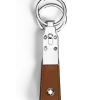 Schlüsselanhänger mit Schlaufe aus Sartorial Leder - Rehbraun - Leder - MB220399 - Schlüsselringe & Schlüsseletuis