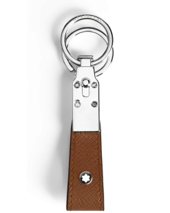Schlüsselanhänger mit Schlaufe aus Sartorial Leder - Rehbraun - Leder - MB220399 - Schlüsselringe & Schlüsseletuis