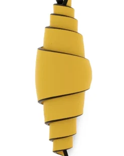 Schlüsselanhänger mit Spirale - Gelb