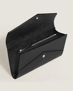 Schmale Continental-Brieftasche Montblanc Envelope - Schwarz - Leder - MB222941 - Brieftaschen