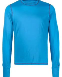 Schmales Aztech Oberteil - Blau