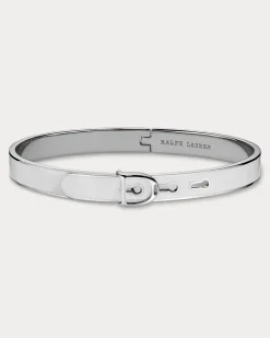 Schmales Emaille-Armband Welington White