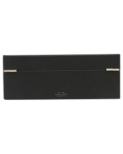 Schmuckschatulle aus Leder - Schwarz