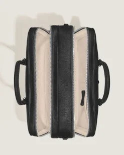 Schreibmappe Groß aus Grain Leder - Schwarz - Leder - MB221251 - Dokumententaschen
