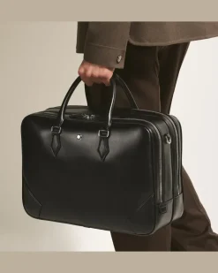 Schreibmappe Groß aus Meisterstück Leder - Schwarz - Leder - MB198767 - Dokumententaschen