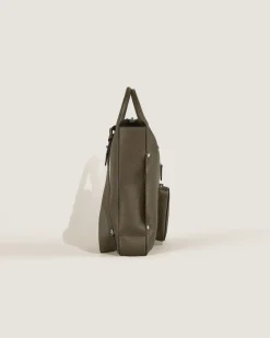 Schreibmappe Montblanc Companion Groß - Khaki - Leder - MB220193 - Tragetaschen