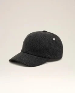 Schwarze Denim-Kappe mit seitlichem Ami Paris Aufnäher Unisex