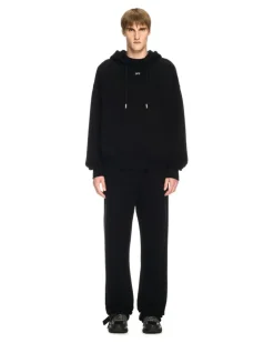 SCHWARZER VIBE HOODIE MIT PFEIL