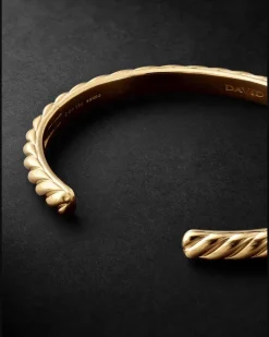 Sculpted Cable 18-Karat Gold Cuff