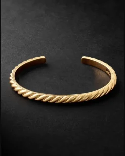 Sculpted Cable 18-Karat Gold Cuff