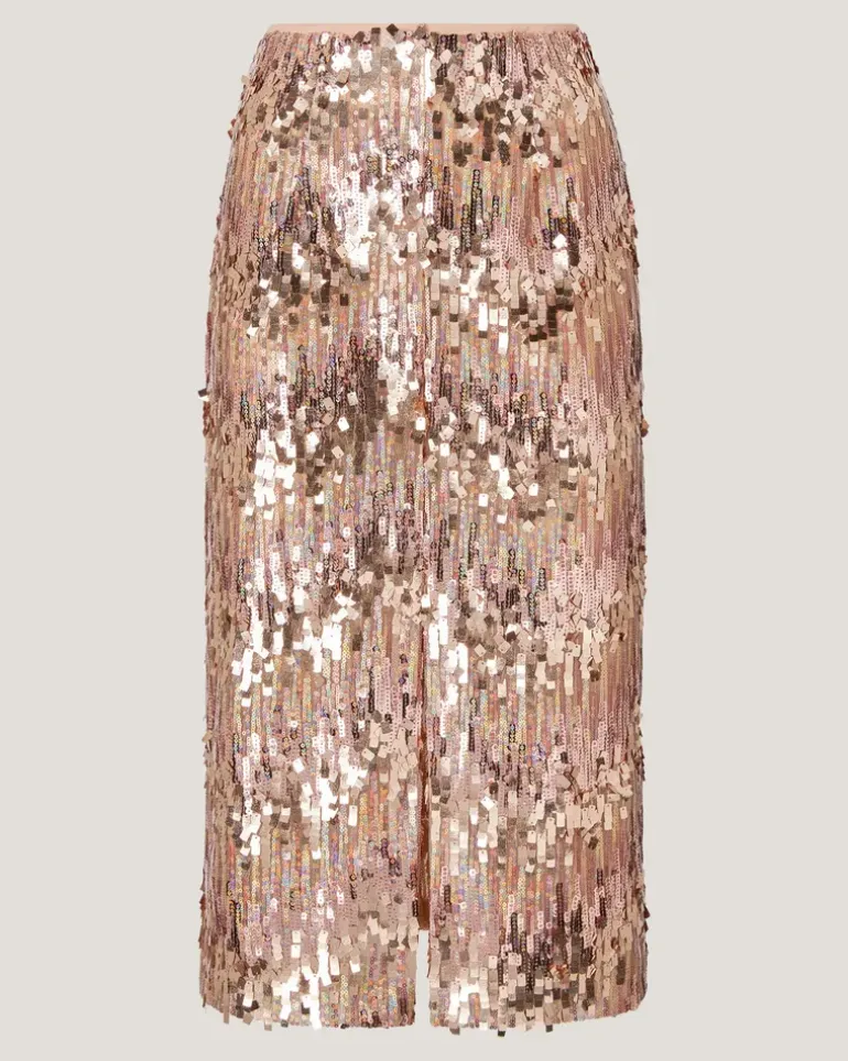 Sequin pencil skirt Silver