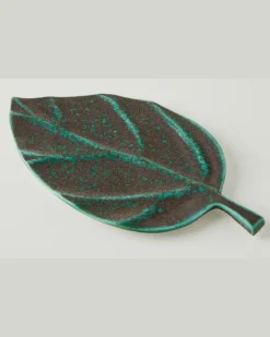 Servierplatte Cenote Leaf Medium GrüN