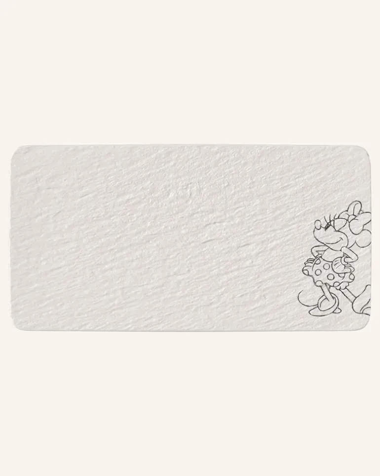 Servierplatte Manufacture Rock Blanc - Mickey Mouse weiss