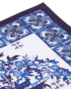 Servietten aus Leinen (2er-Set) - Blau