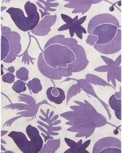 Servietten mit Wildbird-Print (6er-Set) - Violett