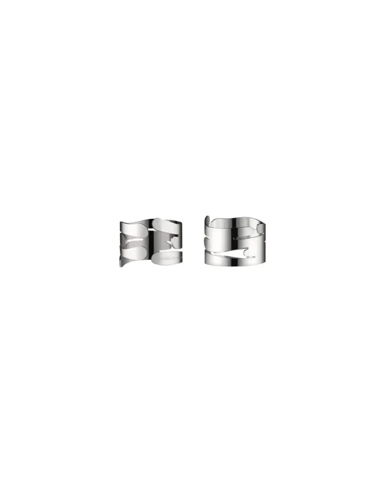Serviettenring Bark - Metall - rostfreier Stahl - Designer Donia Maaoui