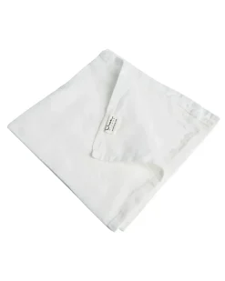 Servietten-Set aus Leinen - Weiß