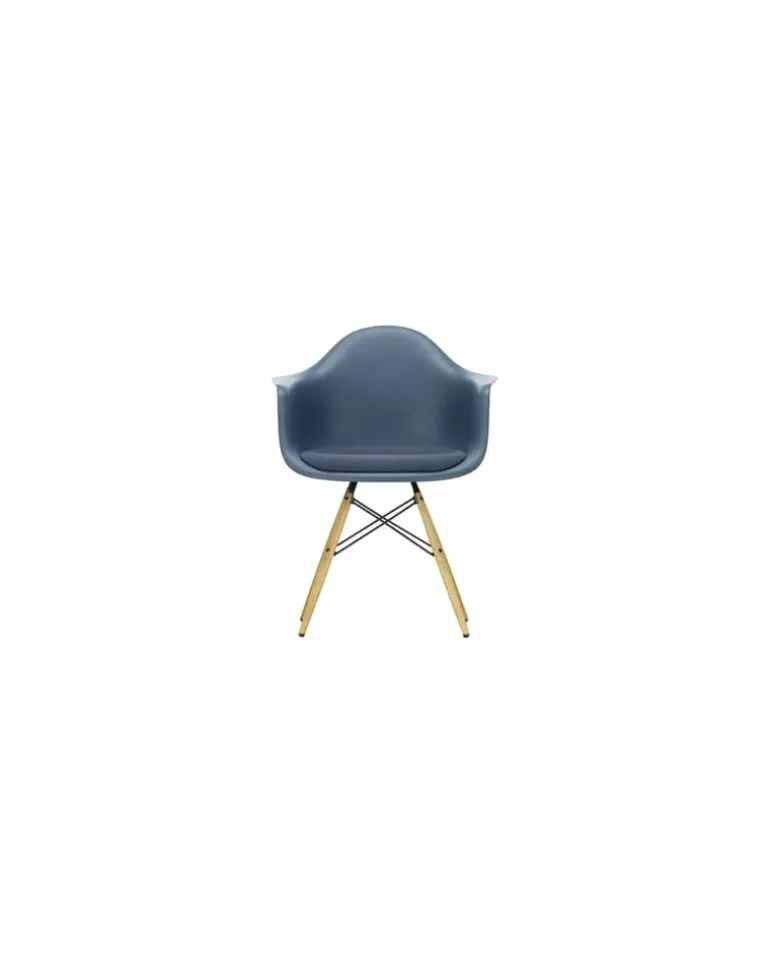 Sessel Eames Plastic - Blau - Massivahorn - Designer Charles & Ray Eames