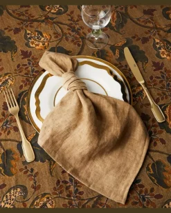 Set Alfeo aus zwei Servietten Braun