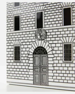 Set Architettura aus zwei Buchstützen Grau