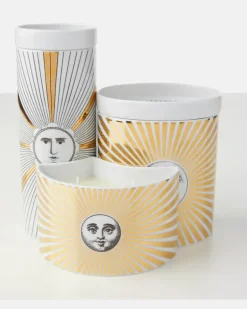 Set aus drei Duftkerzen Nel Mentre Gold