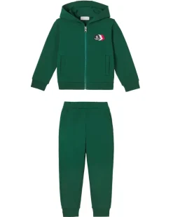 Set aus Kapuzenjacke und Jogginghose GrüN