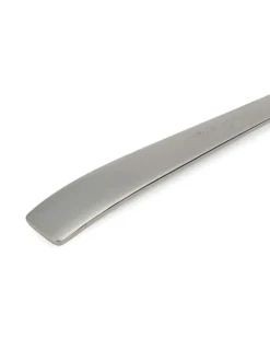 Set aus sechs Kaffeelöffeln mit Logo-Gravur - Silber