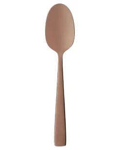 Set aus sechs Kaffeelöffeln mit Logo-Gravur - Rosa