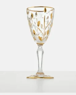 Set aus vier Weingläsern Multicolor