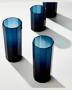 Set aus zwei Gläsern Dodeca Blau