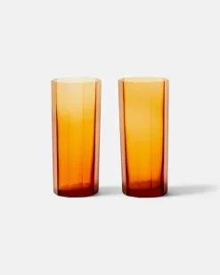 Set aus zwei Highball-Gläsern Dodeca Transparent